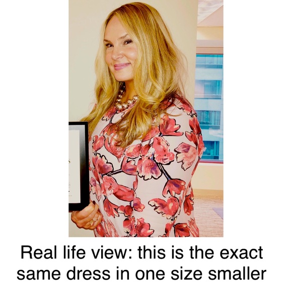 🆕ASOS Floral-Print Shift Dress, brand new!✨XL - Picture 7 of 9